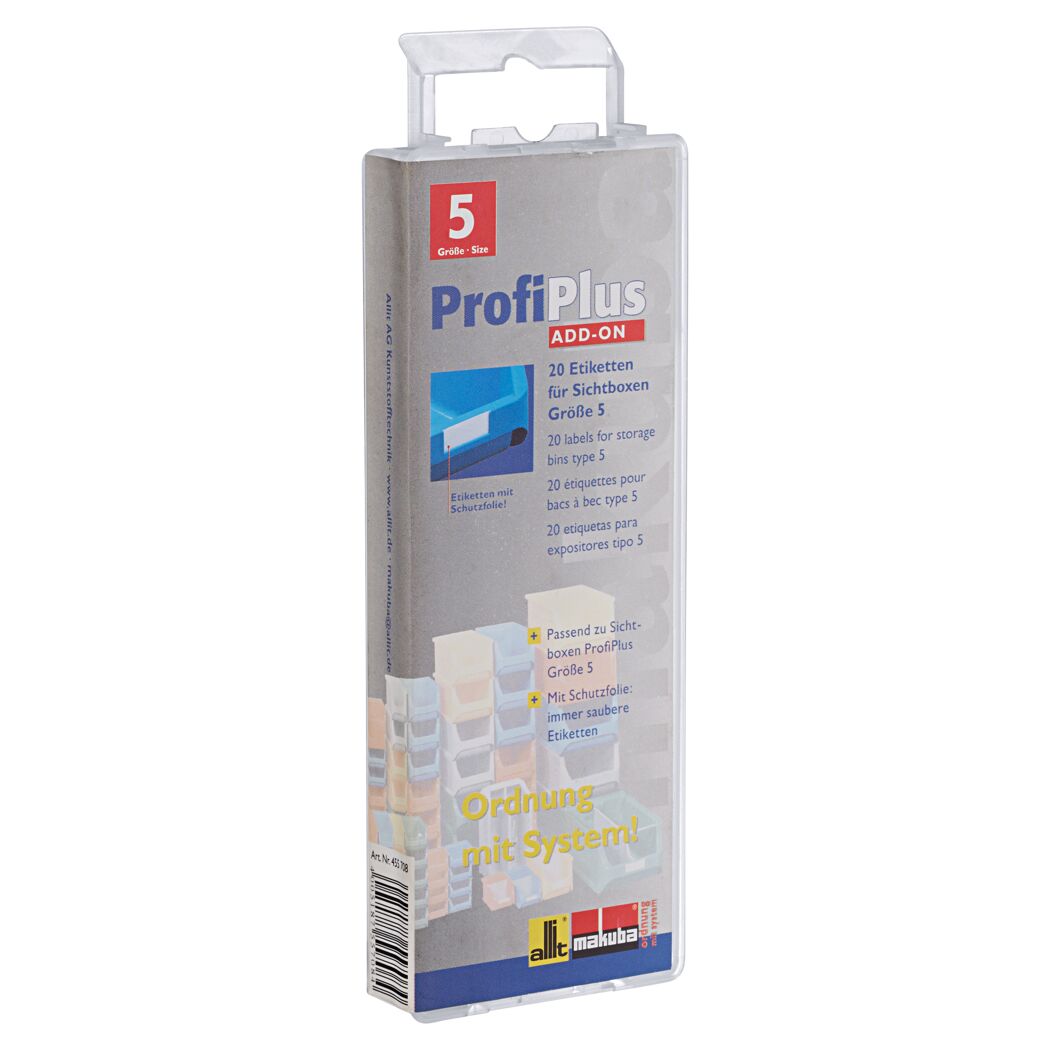 ProfiPlus Etiketten für Sichtboxen Größe 5