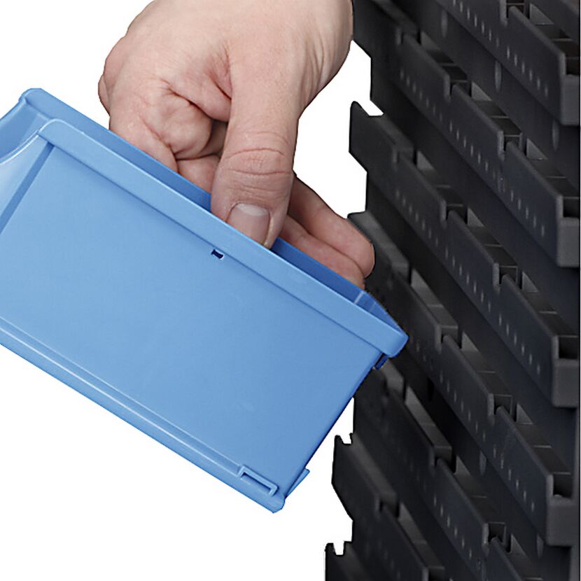 ProfiPlus Sichtboxen-Set 'Set C 1+2/17' 17-teilig rot/blau