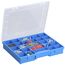 EuroPlus Sortimentskasten 'Basic 37/25' 25 Fächer blau 37 x 29,5 x 6 cm