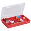 EuroPlus Sortimentskasten 'Basic 29/9' 9 Fächer rot 29 x 18,5 x 4,6 cm