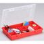 EuroPlus Sortimentskasten 'Basic 29/9' 9 Fächer rot 29 x 18,5 x 4,6 cm
