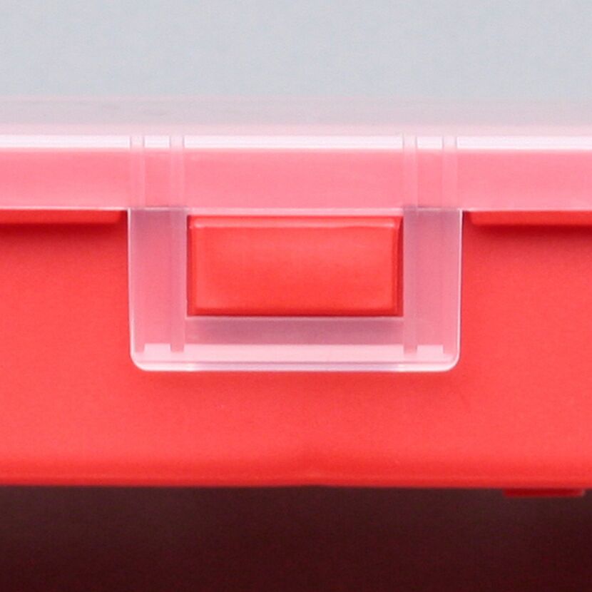 EuroPlus Sortimentskasten 'Basic 29/9' 9 Fächer rot 29 x 18,5 x 4,6 cm
