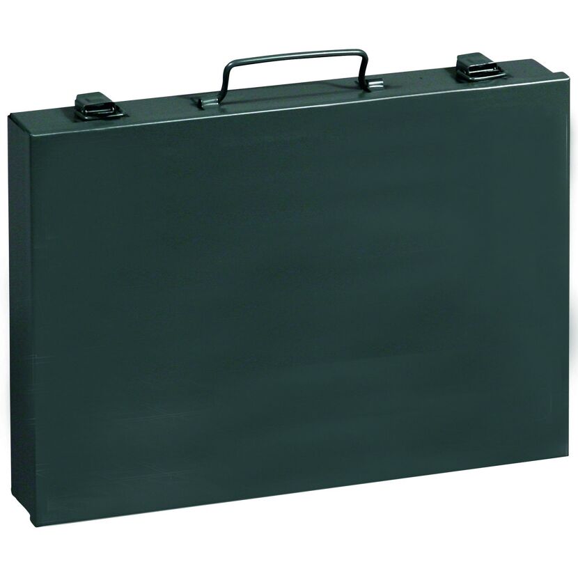 EuroPlus Kleinteilekoffer 'Metall 34/18' grau 33,5 x 25 x 5,3 cm
