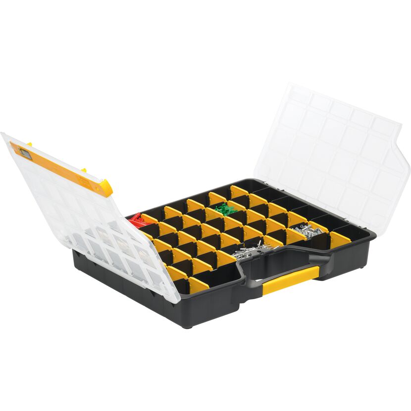 EuroPlus Sortimentskasten 'Basic S47/7-36' schwarz 46,5 x 37,5 x 7,2 cm