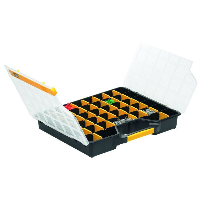 EuroPlus Sortimentskasten 'Basic S47/7-36' schwarz 46,5 x 37,5 x 7,2 cm