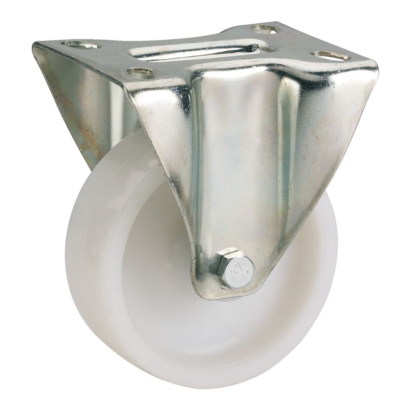 Bockrolle mit Platte 100 mm