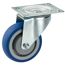 Blaue TPE-Lenkrolle mit Platte