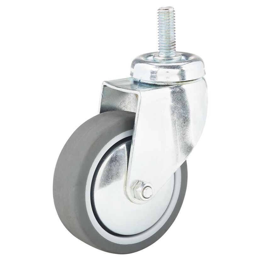 Lenkrolle mit Gewindestange 75 mm/M10