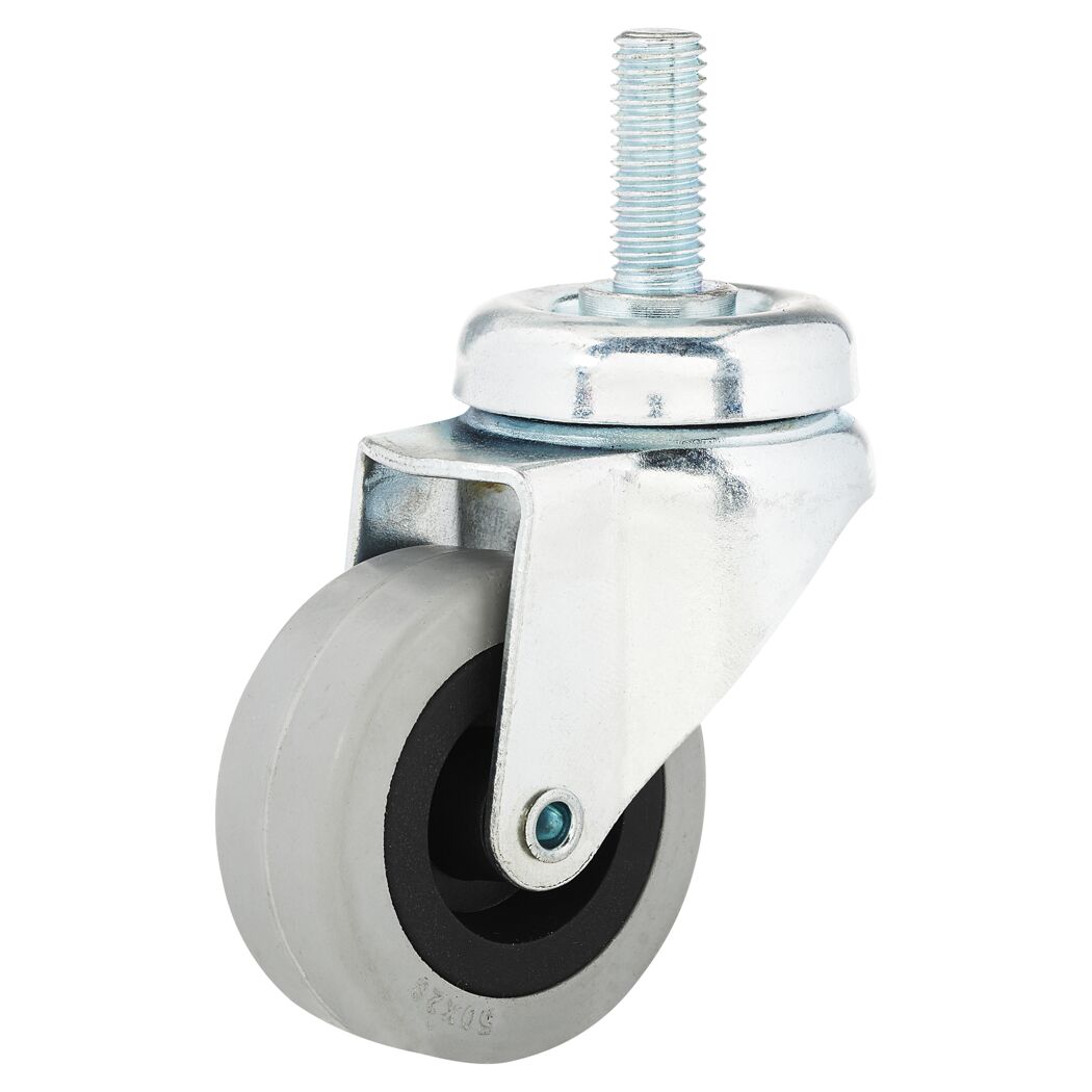 Lenkrolle mit Gewindestange 50 mm/M10