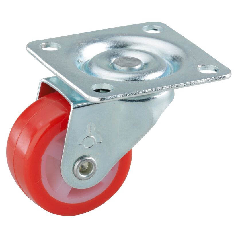 Lenkrolle mit Platte 30 mm