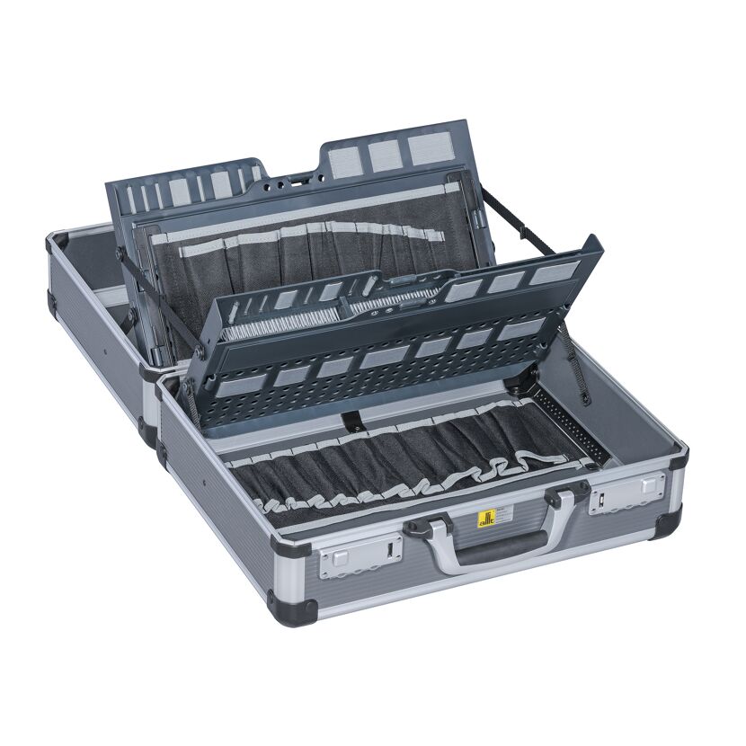 Geöffneter Alu-Koffer AluPlus Service C 44-2