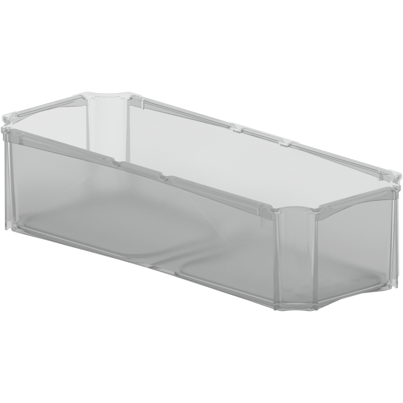 Eurobox Einsatzkast transparent quer 1/4