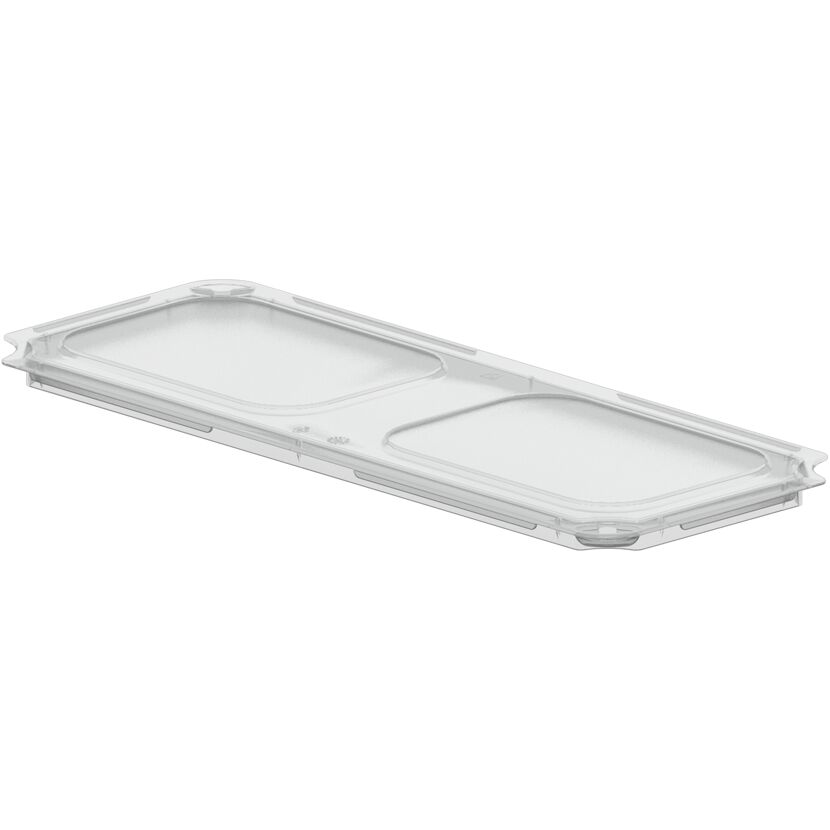 Eurobox Klickdeckel transparent quer 1/4