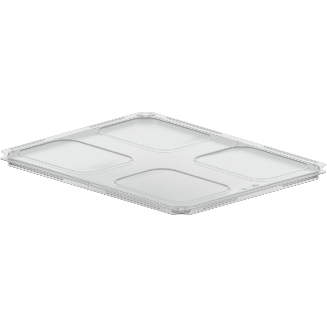 Eurobox Klickdeckel transparent 1/2