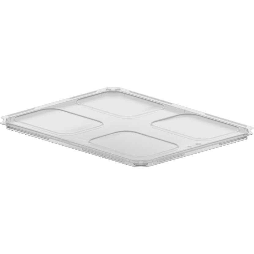 Eurobox Klickdeckel transparent 1/2