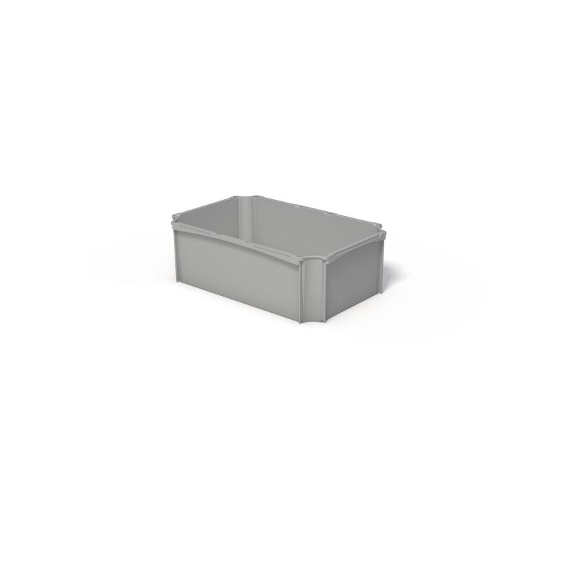Leere graue Eurobox