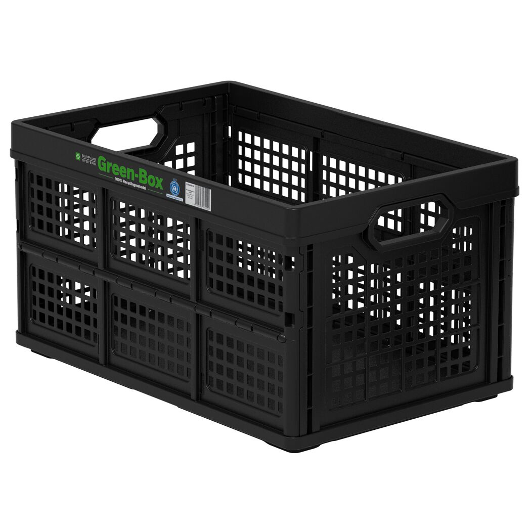Schwarze Klappbox Green-Box
