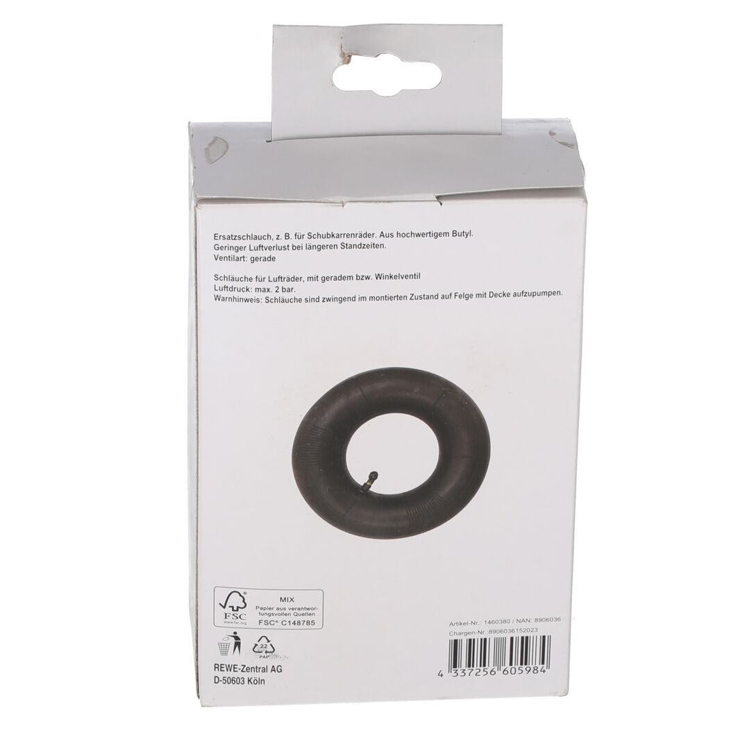 Ersatzschlauch 260 mm in Verpackung