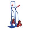 Blaue Sackkarre mit Treppensteiger