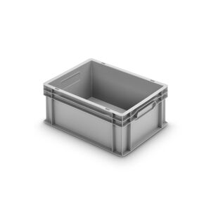 Kunststoffbehälter grau geschlossen 40 x 30 x 17,5 cm