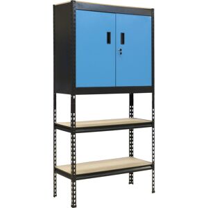 Steckregalschrank 90 x 40 x 183,1 cm 5 Böden à 150 kg