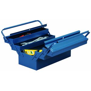 McPlus Werkzeugkasten 'Metall 5/47' Stahlblech blau 45 x 22 x 22 cm