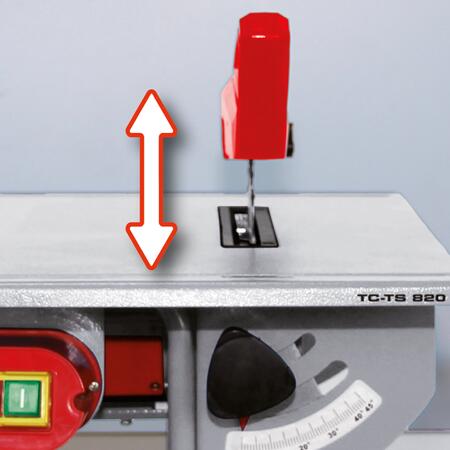 3. Bild von Tischkreissäge 'TC-TS 820' 800 W inkl. Zubehör