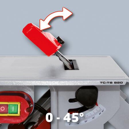 6. Bild von Tischkreissäge 'TC-TS 820' 800 W inkl. Zubehör
