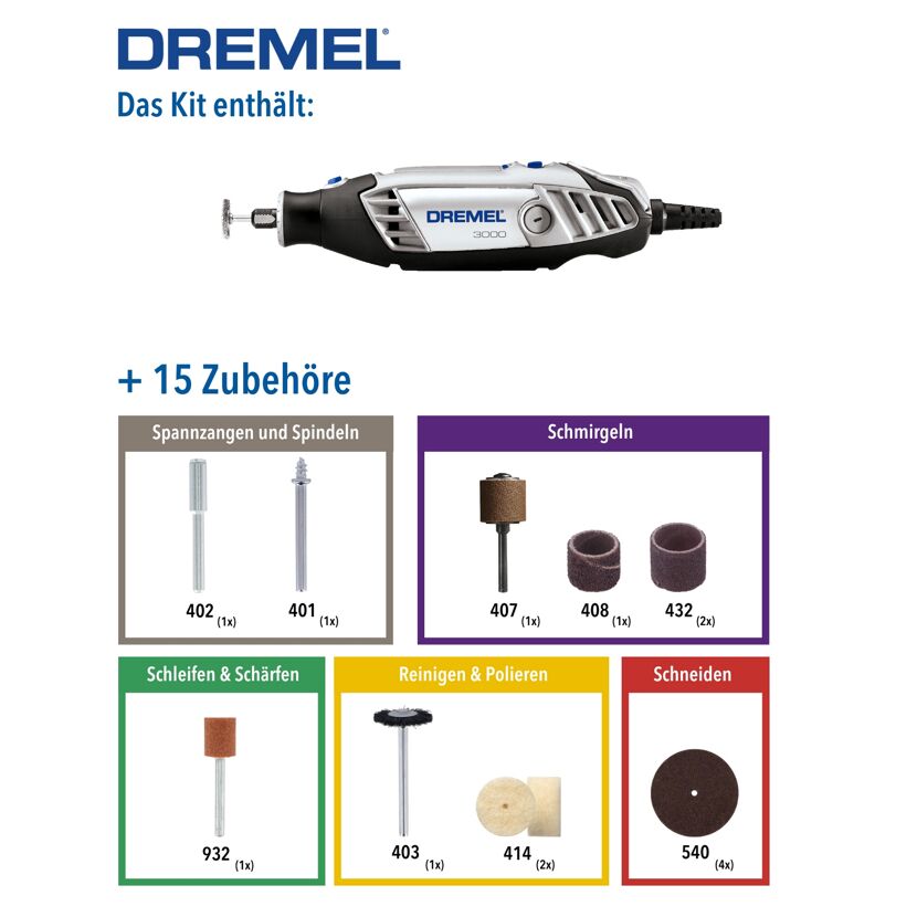 Rotationswerkzeug 'Dremel 3.000'