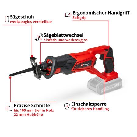 9. Bild von Akku-Universalsäge 'TE-AP 18/22 Li-Solo ' ohne Akku und Ladegerät