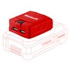 Power X-Change USB-Akku-Adapter 'TC-CP 18 Li'