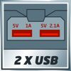 Power X-Change USB-Akku-Adapter 'TC-CP 18 Li'