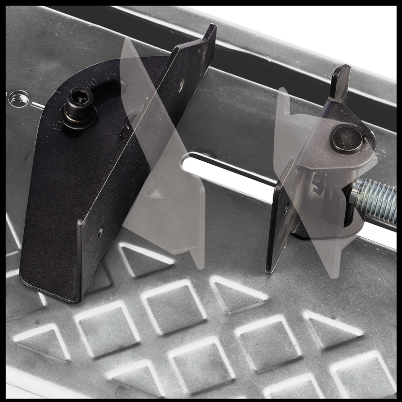 Winkelanschlag der Metall-Trennmaschine TC-MC 355