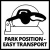 Metall-Trennmaschine Parkstellung