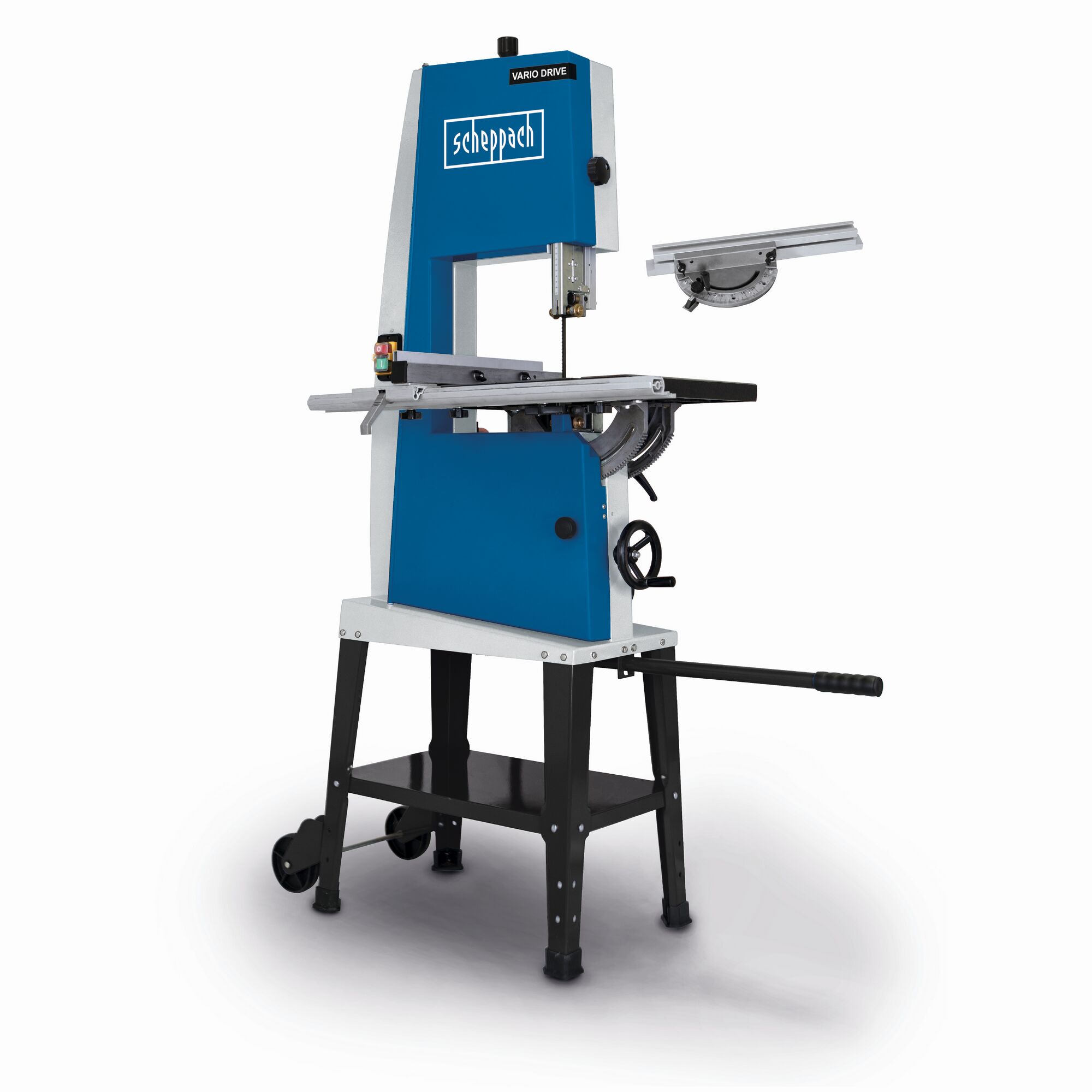 Blau-weiße Bandsäge von Scheppach