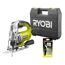 RYOBI Stichsäge mit Koffer und Sägeblättern