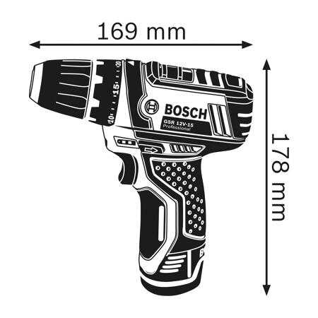 6. Bild von Akku-Bohrschrauber 'GSR 12V-15 Professional' in Tasche inkl. 2 x 2,0 Ah Akku