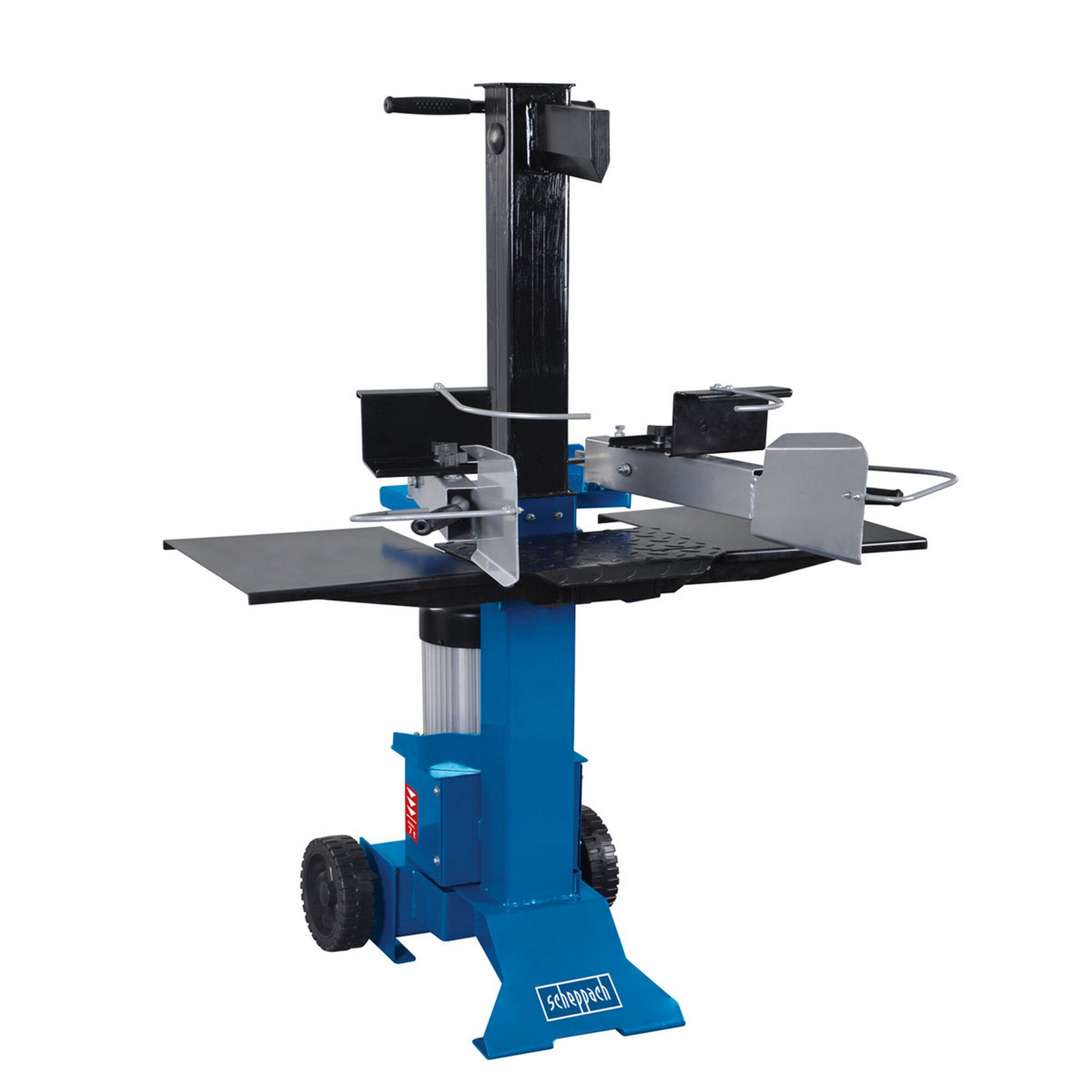 Blauer Holzspalter von Scheppach