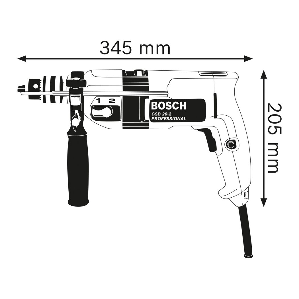 Bosch Schlagbohrmaschine GSB 20-2