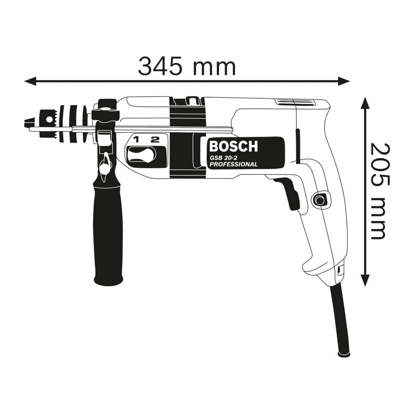 Bosch Schlagbohrmaschine GSB 20-2