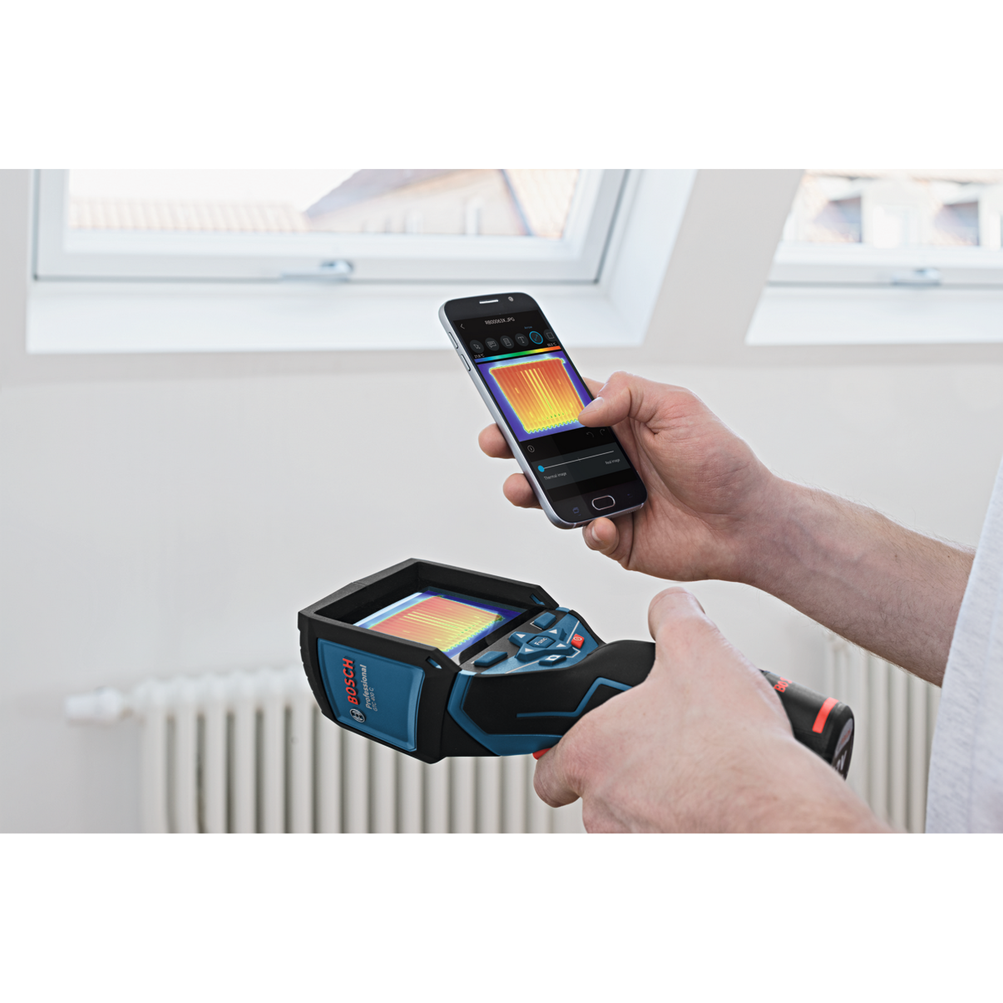 Wärmebildkamera 'Professional GTC 400 C' mit Akku und Ladegerät
