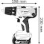 Akku-Bohrschrauber 'GSR 18V-21' Professional 2 x 2,0 Ah mit Transportbox