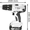 Akku-Schlagbohrschrauber 'GSB 18V-21' Professional 2 x 2,0 Ah mit Transportbox