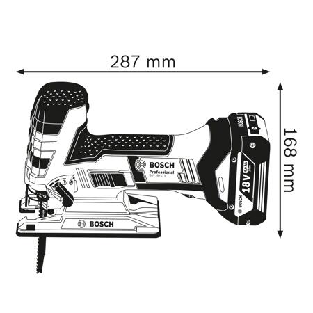 4. Bild von Akku-Stichsäge 'Professional GST 18V-LI S' 18 V ohne Akku, mit Transportbox