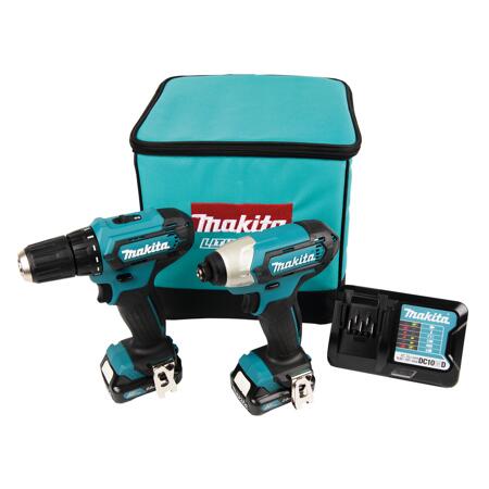 2. Bild von Makita Combo-Kit 'CLX224A' 12 V Akku-Bohr-/Schlagschrauber, inkl. 2 Akkus