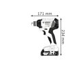 Bosch Professional GDX 18V-180 Drehschlagschrauber