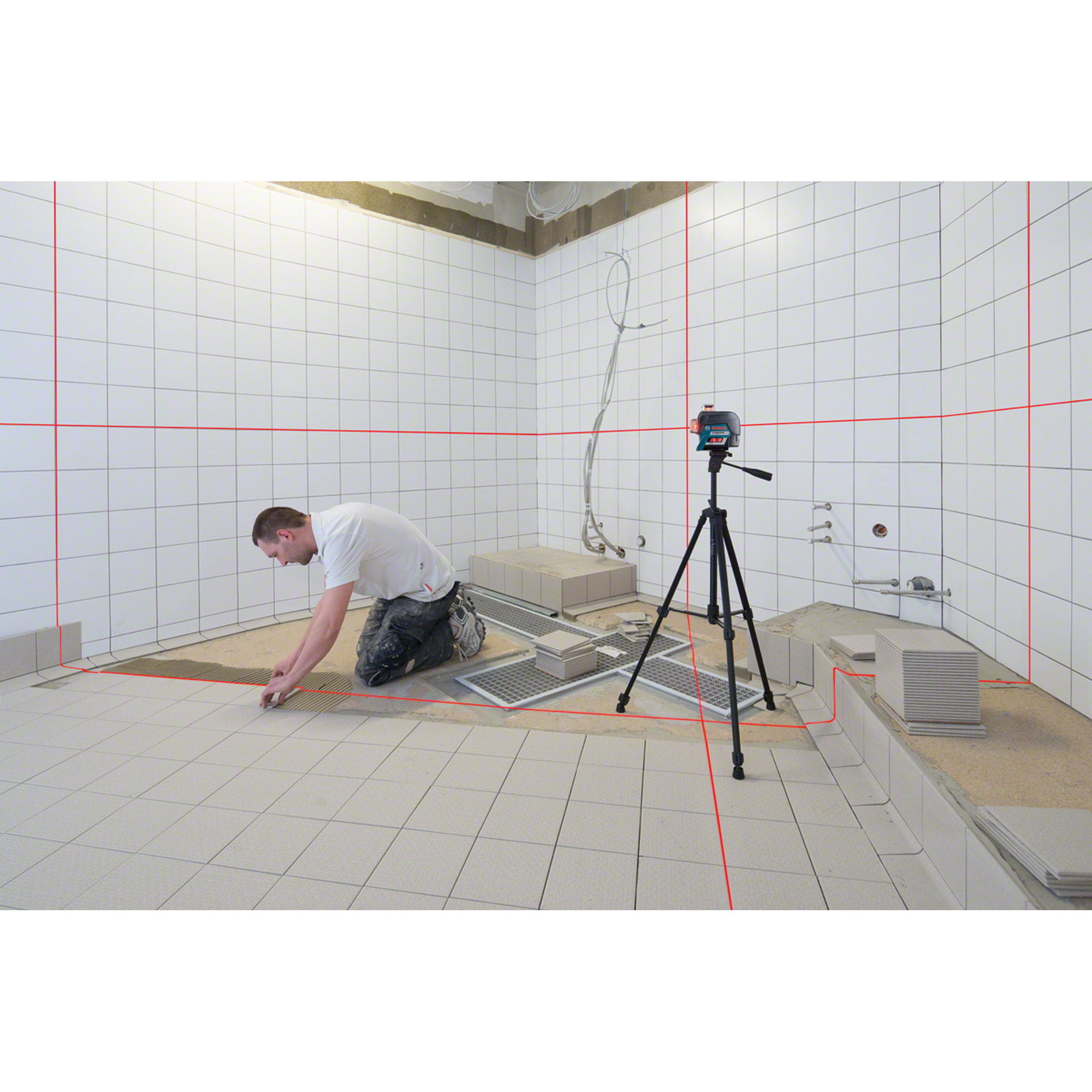 Linienlaser 'GLL 3-80 C Professional' mit 12 V Akku, in L-BOXX + product picture