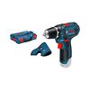 Bosch Akku-Bohrschrauber, GSR 12V-15, mit Koffer und Gürtelclip