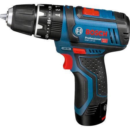3. Bild von Akku-Schlagbohrschrauber 'GSB 12V-15 Professional' 2,0 Ah/4,0 Ah Akku, in Tasche