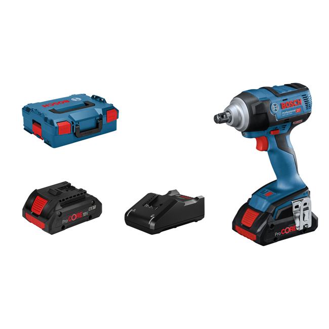 Bild von Akku-Drehschlagschrauber 'GDS 18V-300 Professional' 2x ProCORE 4,0 Ah Akku, in L-BOXX